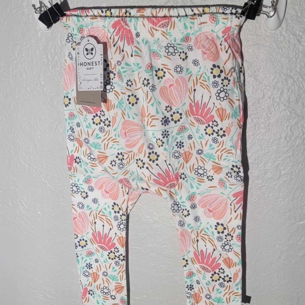 Honest Baby 24 Months Pink Organic Cotton 3 Pack Pants NWT